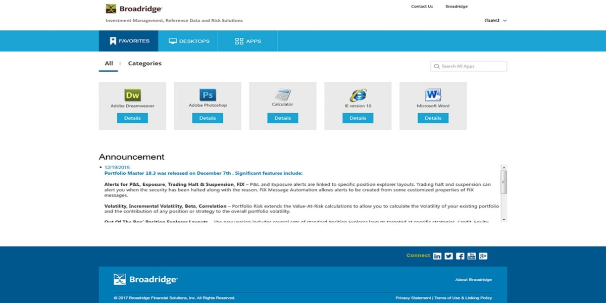 Broadridge - Storefront-3.16 - After-Login