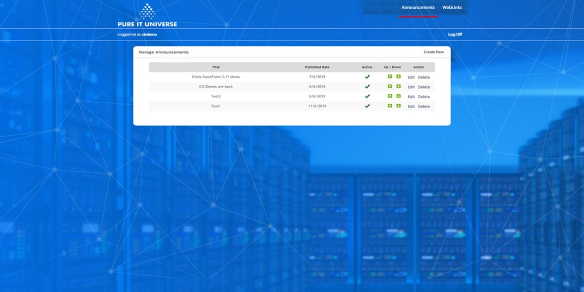 Pure IT Universe - RDWeb - 2012 - Manage-Companies