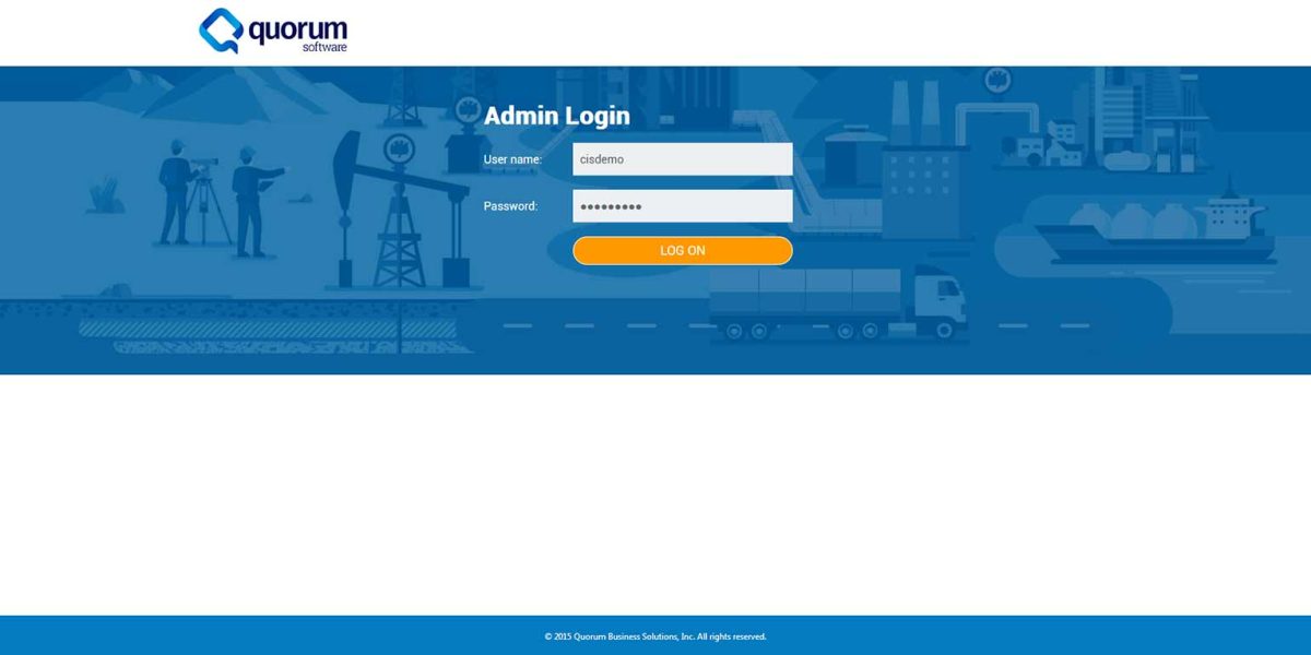 Quorum - Storefront - 3.12 - Admin-login