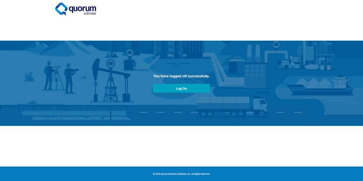 Quorum – Storefront - 3.12 - Logout