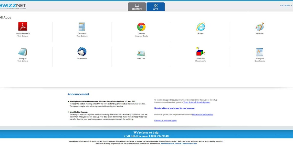 Swizznet - Citrix StoreFront 3.12 - Apps