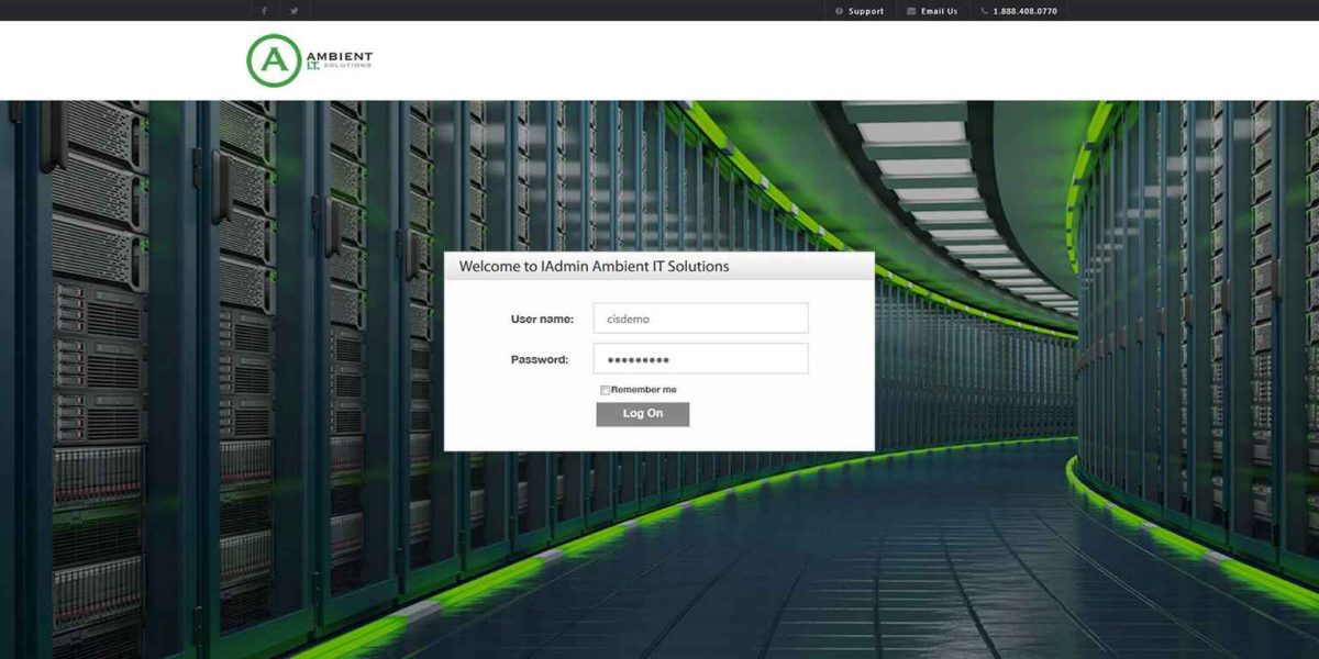 Ambient IT Solutions - IAdmin-Login Ambient IT Solutions - IAdmin-Login