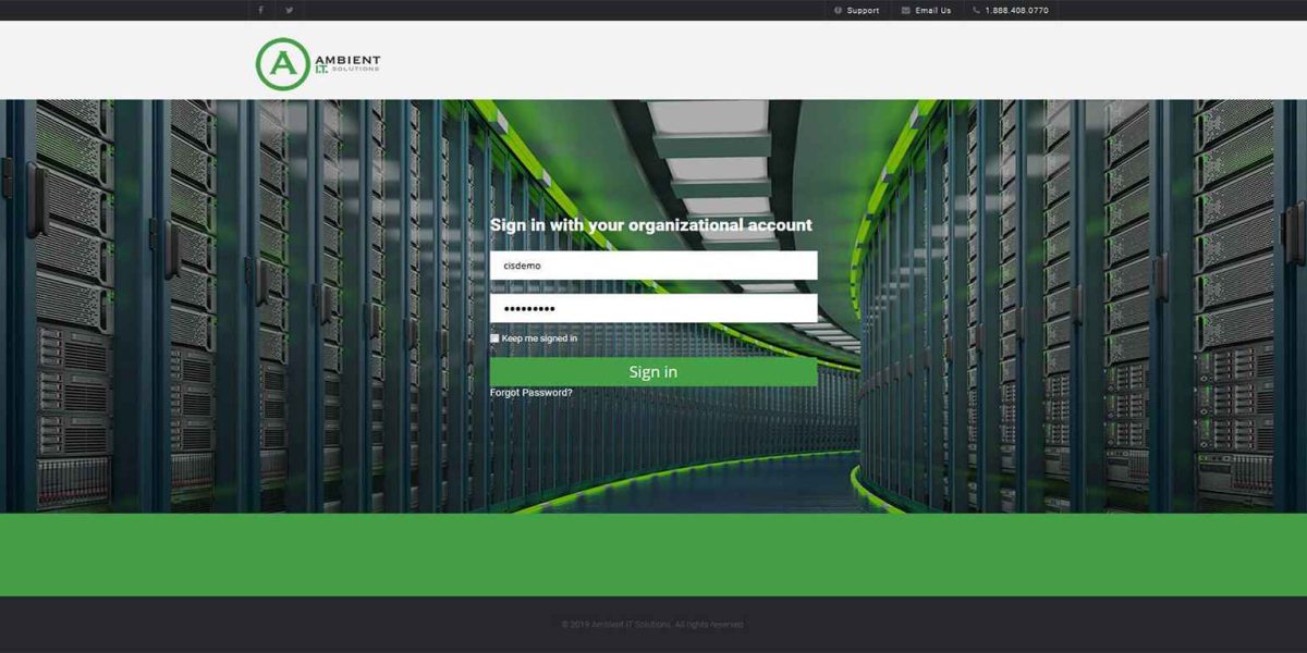 Ambient IT Solutions - ADFS - Login Ambient IT Solutions - ADFS - Login