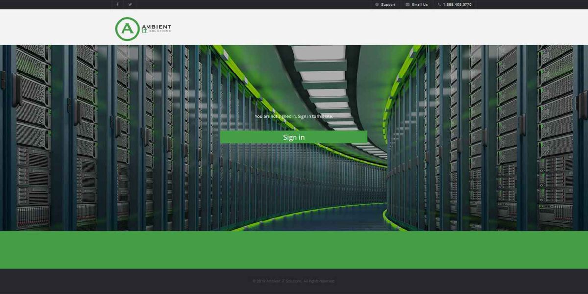 Ambient IT Solutions - ADFS - Pre-Login Ambient IT Solutions - ADFS - Pre-Login