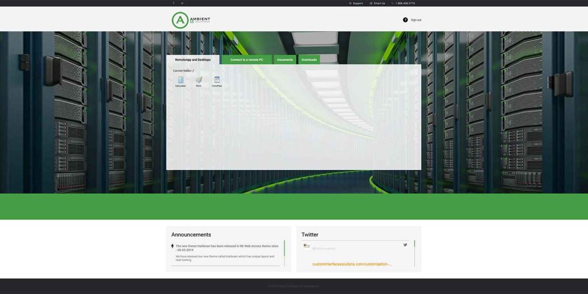 Ambient IT Solutions - RDWeb - 2019 - RemoteApp & Desktops Ambient-IT-Solutions_desktopapp
