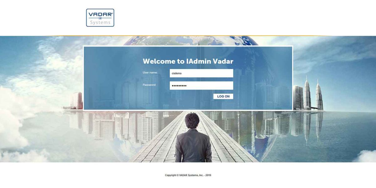 VADAR Systems - StoreFront 3.12 - IAdmin - Login Vadar-Systems-Admin_login