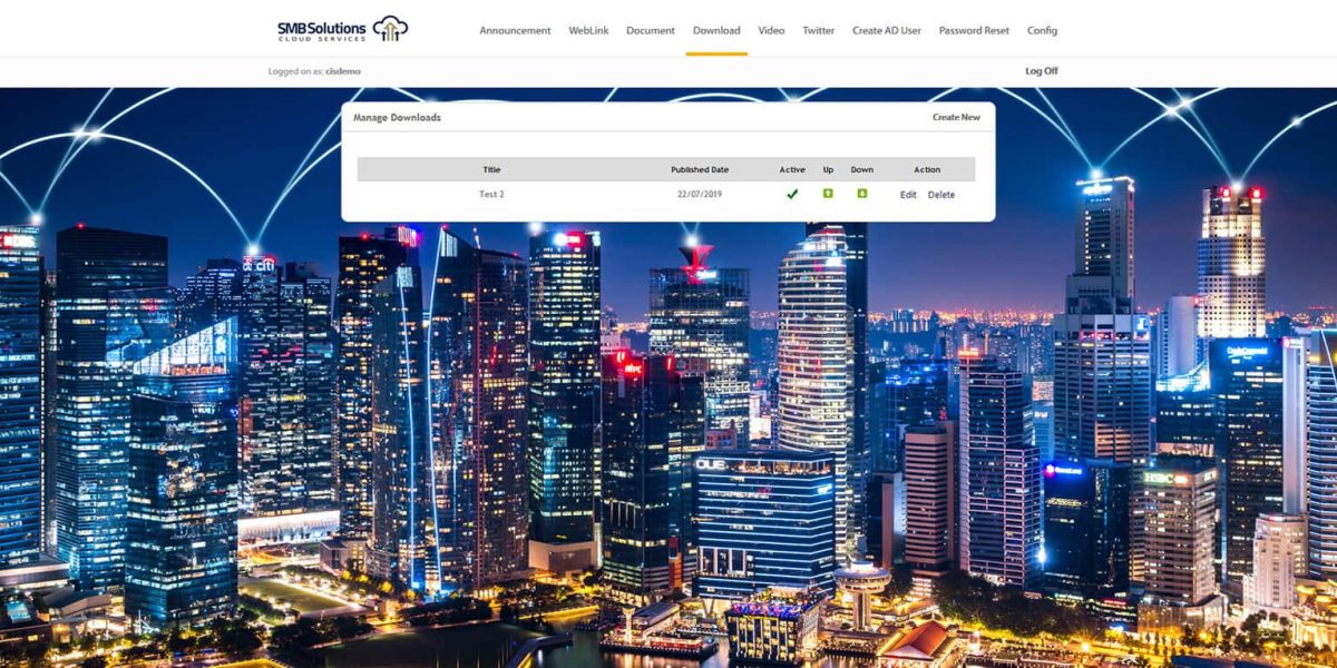 SMB Solutions - RDWeb - 2019 - Manage-Downloads