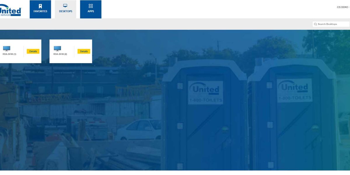 United Site Services - Citrix StoreFront 1903 - Desktops