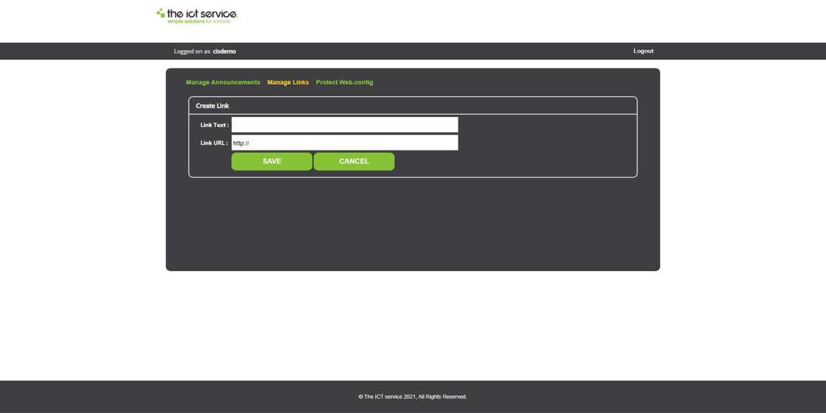 ICT Service - RD Web Access - Create Links ICT Service - RD Web Access - Create Links