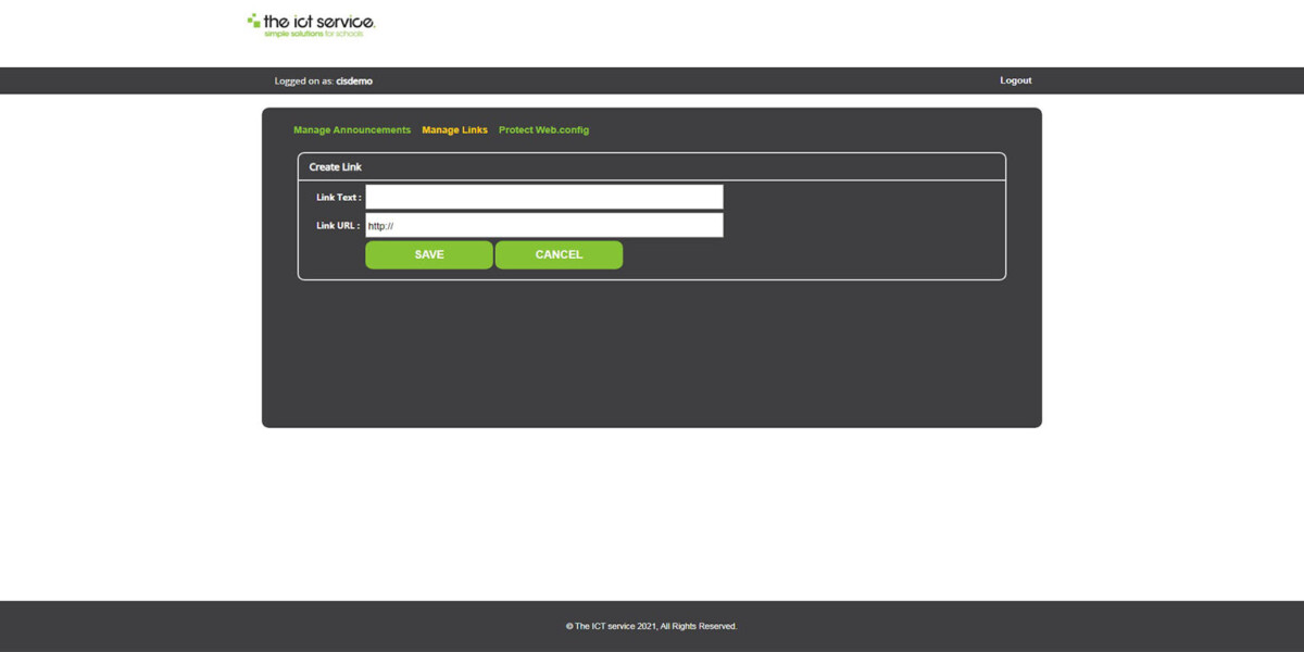 ICT Service - RD Web Access - Create Links