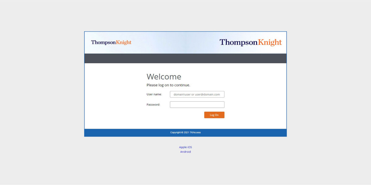 TKlaw – Citrix StoreFront 1912 Login TKlaw – Citrix StoreFront 1912 Login