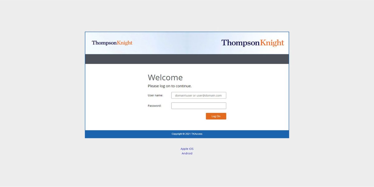 TKlaw – Citrix StoreFront 1912 Login TKlaw – Citrix StoreFront 1912 Login