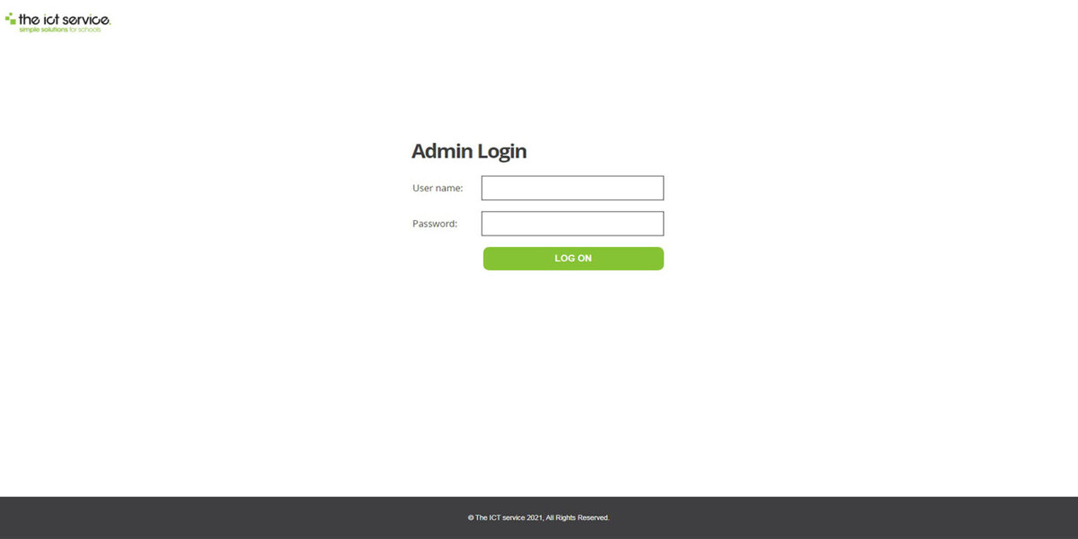 ICT Service - RD Web Access - Admin Login