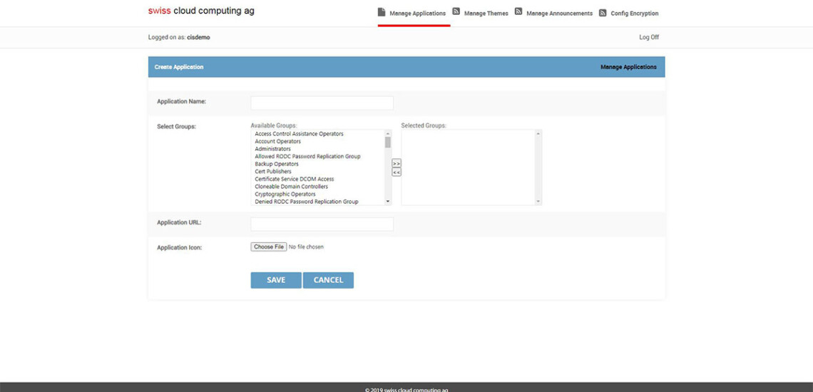 Sage - NetScaler 12.1 -Iadmin Create application Sage - NetScaler 12.1 -Iadmin Create application