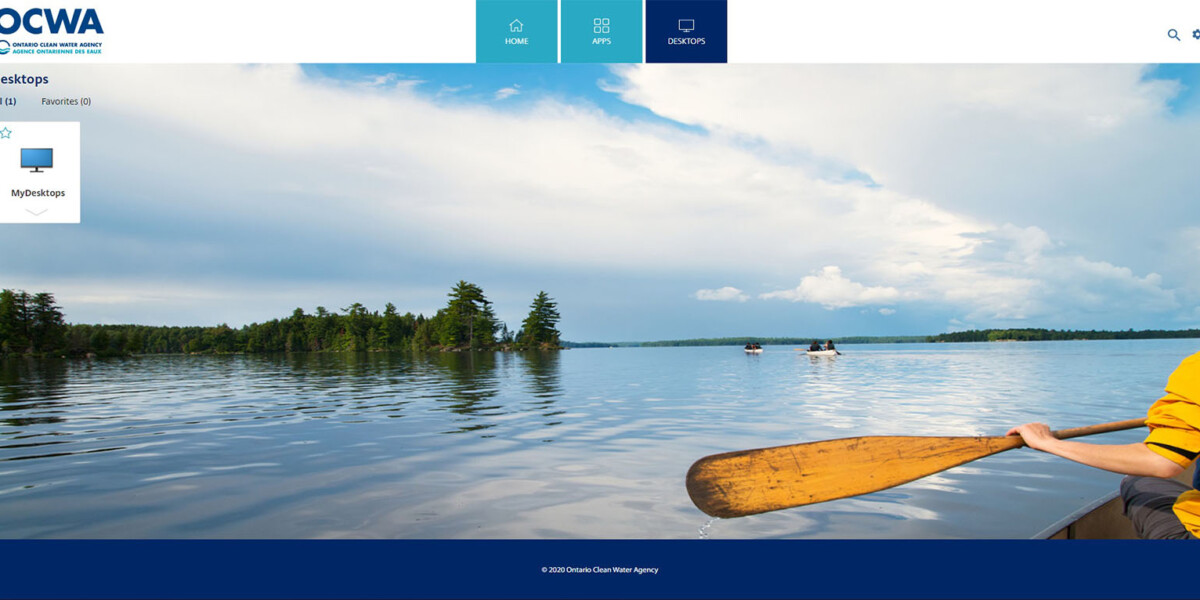 OCWA – Citrix StoreFront 1912 - Desktop OCWA – Citrix StoreFront 1912 - Desktop