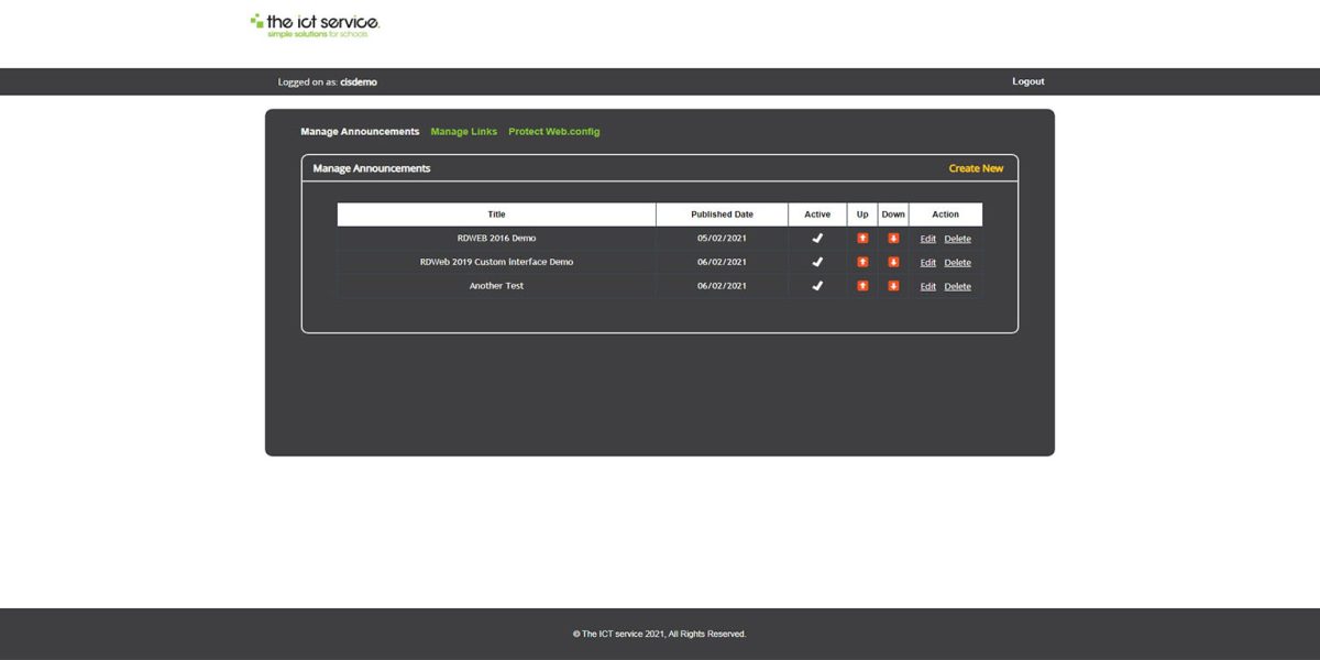 ICT Service - RD Web Access - Manage Account ICT Service - RD Web Access - Manage Account