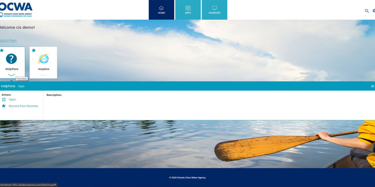 OCWA – Citrix StoreFront 1912 - Fav OCWA – Citrix StoreFront 1912 - Fav