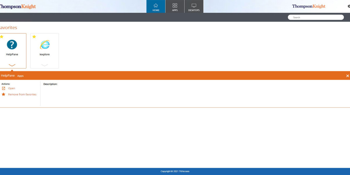 TKlaw – Citrix StoreFront 1912 Favorites TKlaw – Citrix StoreFront 1912 Favorites