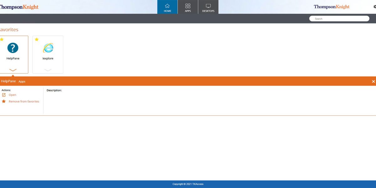 TKlaw – Citrix StoreFront 1912 Favorites TKlaw – Citrix StoreFront 1912 Favorites