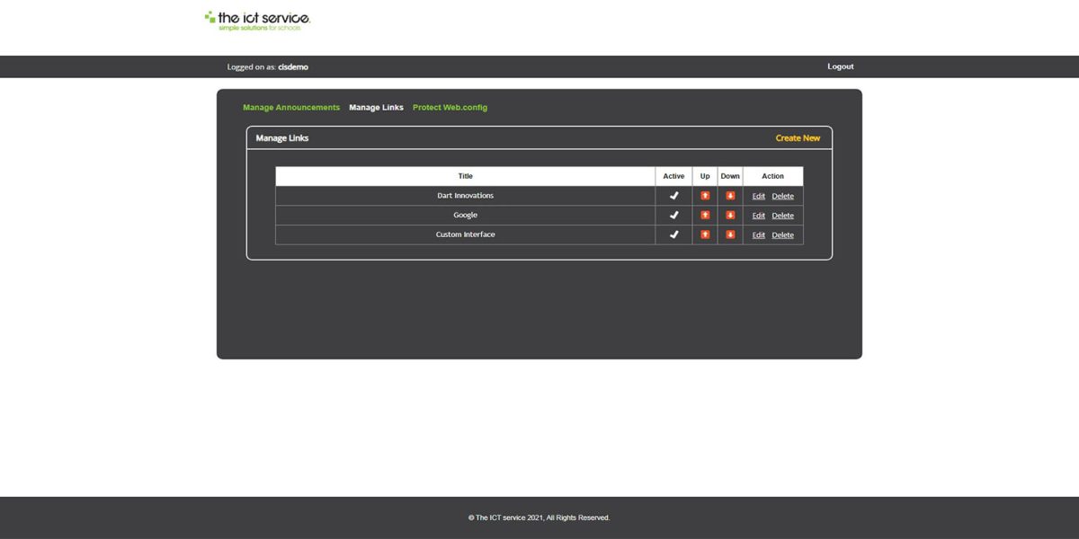 ICT Service - RD Web Access - Manage Links ICT Service - RD Web Access - Manage Links