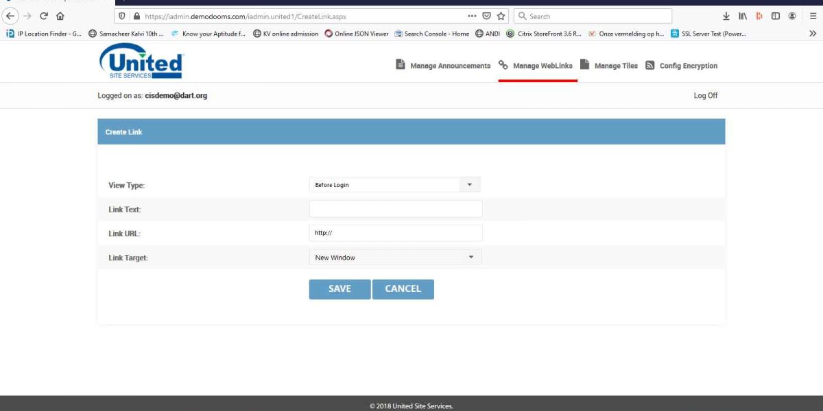 USS-IAdmin-Manage-Lilnks USS-IAdmin-Manage-Lilnks