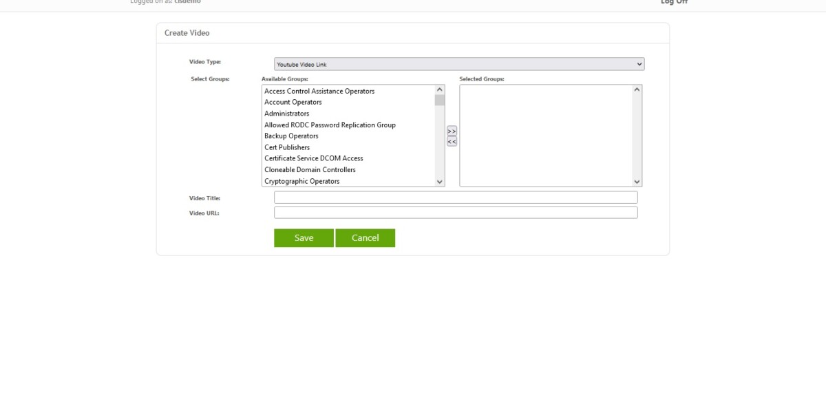 IAdmin – Create Videos