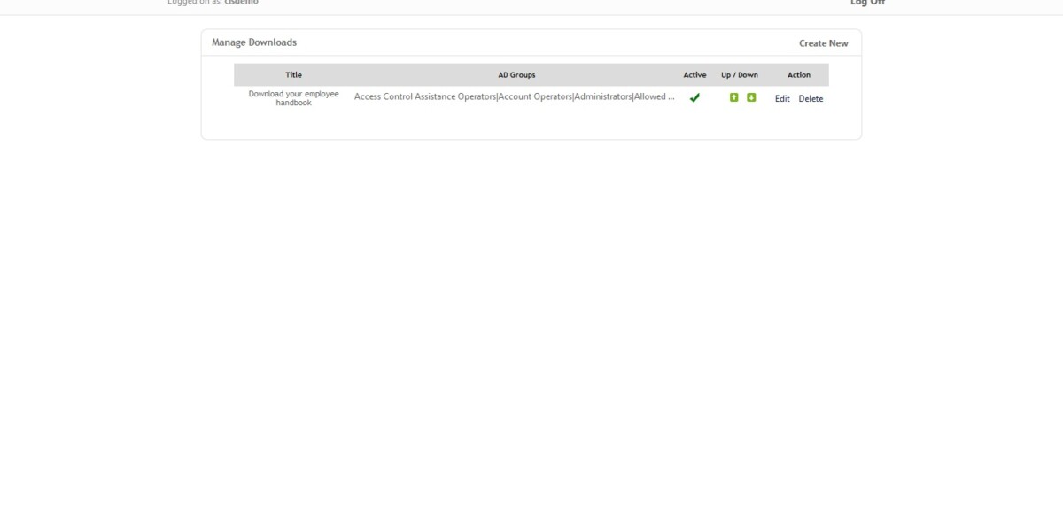 IAdmin – Manage Downloads