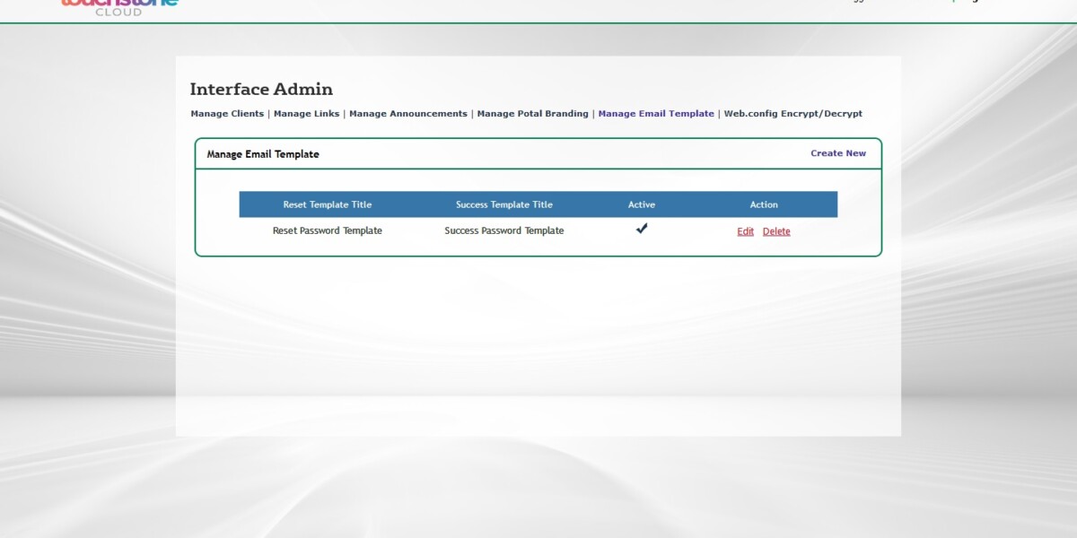 IAdmin – Manage Email Templates