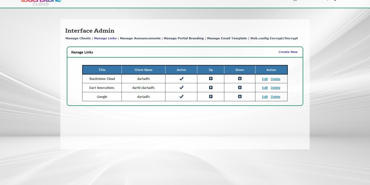 IAdmin – Manage Web links
