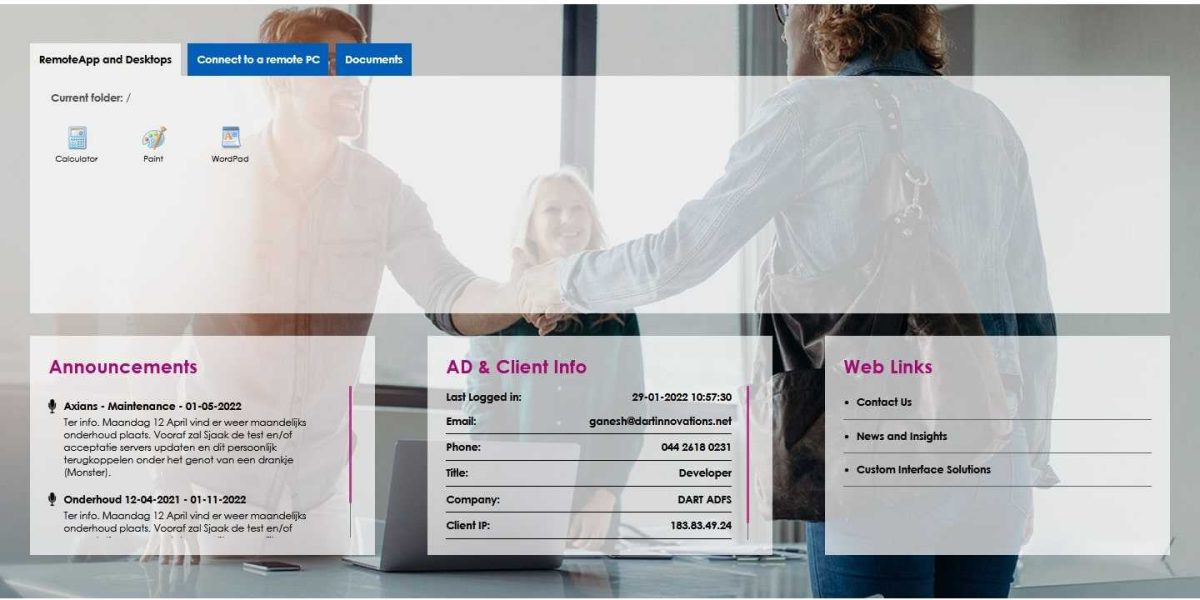 Axians-Rdweb-Afterlogin Axians-Rdweb-Afterlogin