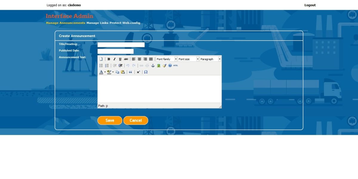 Iadmin-CreateAnnouncement Iadmin-CreateAnnouncement