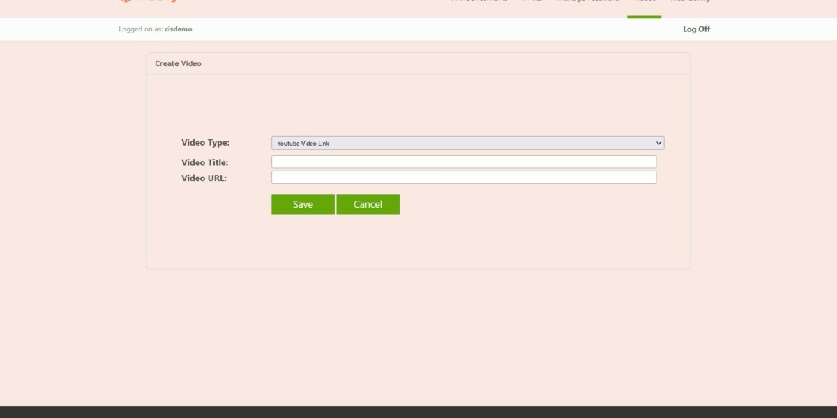 Visory – Iadmin Create Videos page Visory Iadmin Create Videos page