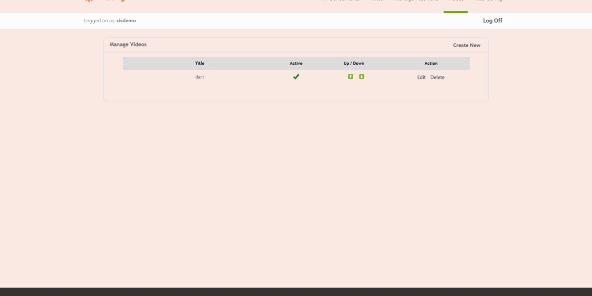 Visory – Iadmin Manage Videos Page Visory – Iadmin Manage Videos Page