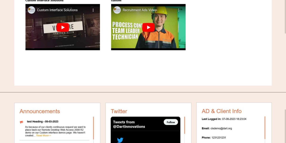 Visory – MS RD WebAccess Videos Visory – MS RD WebAccess Videos