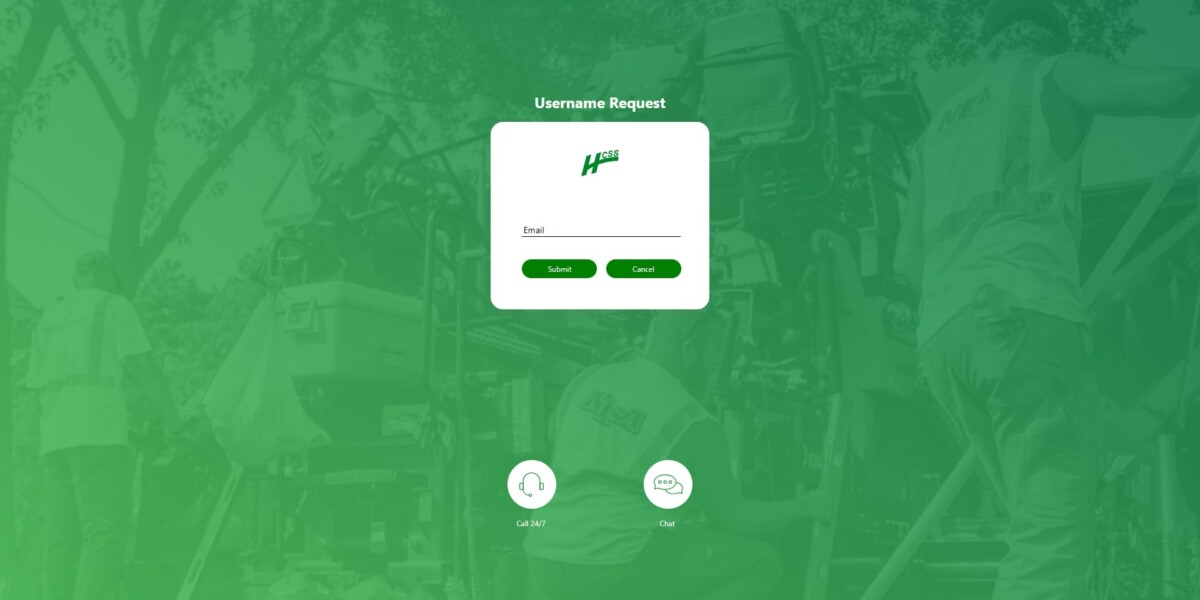 HCSS MS RD WebAccess Forgot username