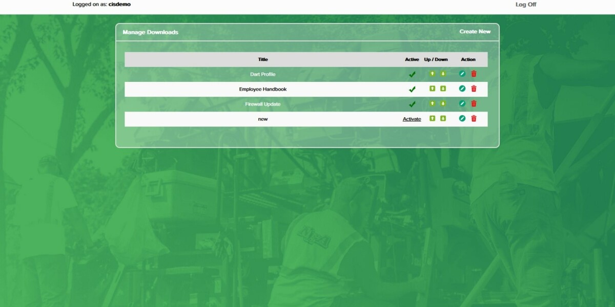 HCSS Manage download