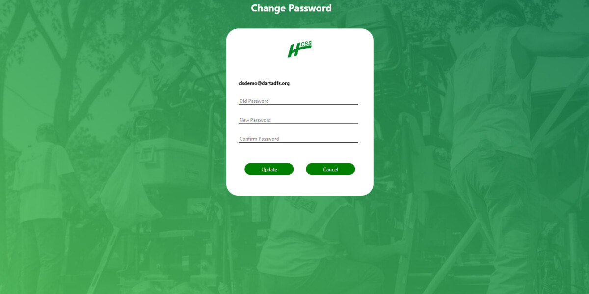 Hcss change password Hcss change password