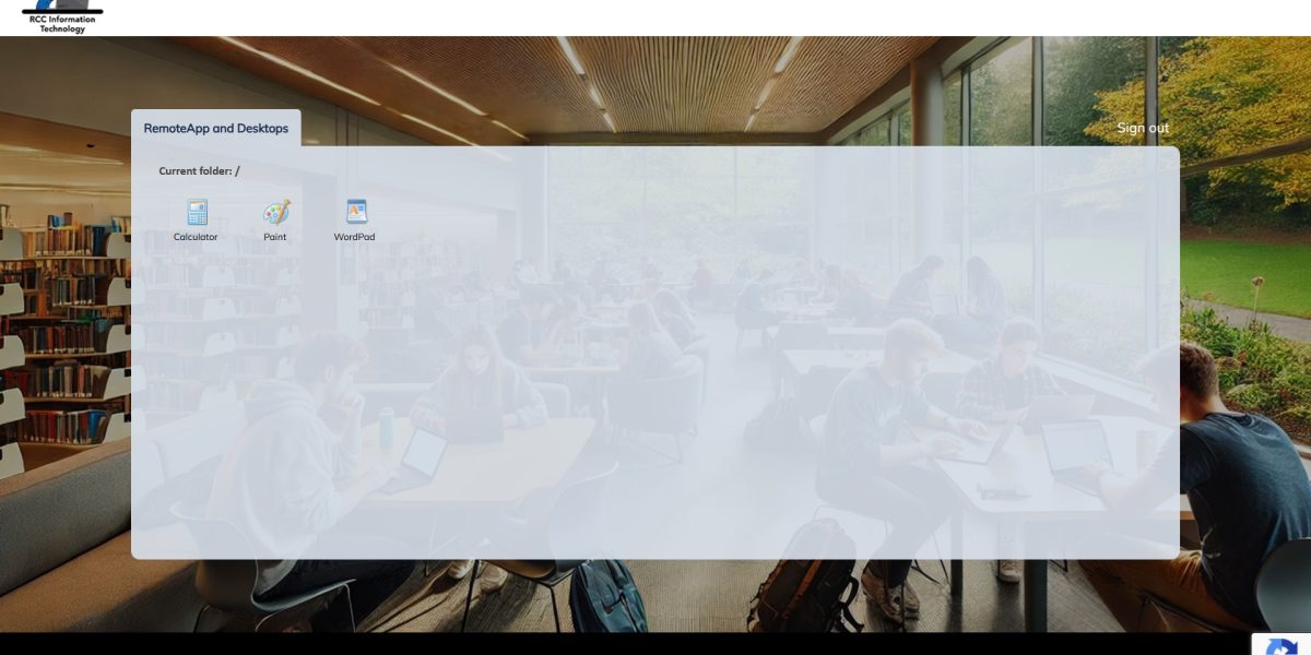 RCC – RDWEB Access 2022 After Login RCC – RDWEB Access 2022 After Login