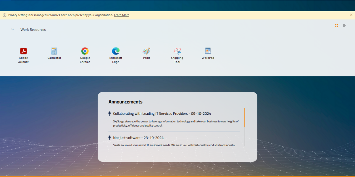 Skysurge– Microsoft RDWeb 2022 Webclient After login